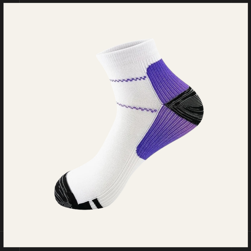 CALZE A COMPRESSIONE - Bianco
