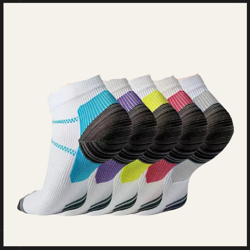 CALZE A COMPRESSIONE - Bianco